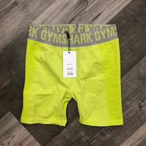 Gymshark Flex Shorts Lime Green Seamless Shorts M